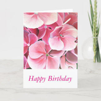 Bonito en rosa - tarjeta del feliz cumpleaños