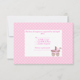 bonito en rsvp rosa con pram