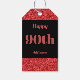 bonito etiquetas de regalo personalizadas de cumpl