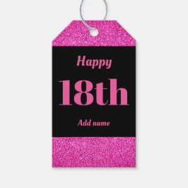 bonito etiquetas personalizadas de regalo de cumpl