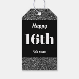 bonito etiquetas personalizadas de regalo de cumpl