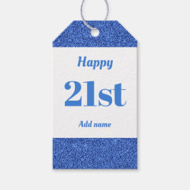 bonito etiquetas personalizadas de regalo de cumpl