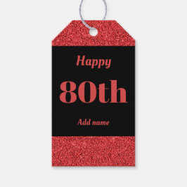 bonito etiquetas personalizadas de regalo de cumpl