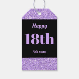 bonito etiquetas personalizadas de regalo de cumpl