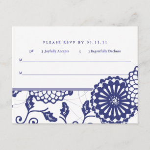 Bonito Floral Azul RSVP