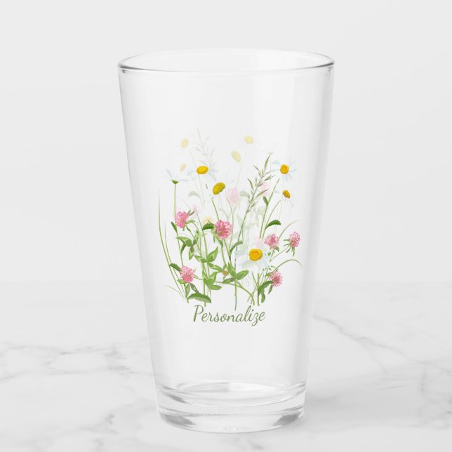 Bonito Flores salvajes Daisy Carnation Pink (Anverso)