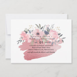 Bonito Girly Rosegold Floral Glam Boda