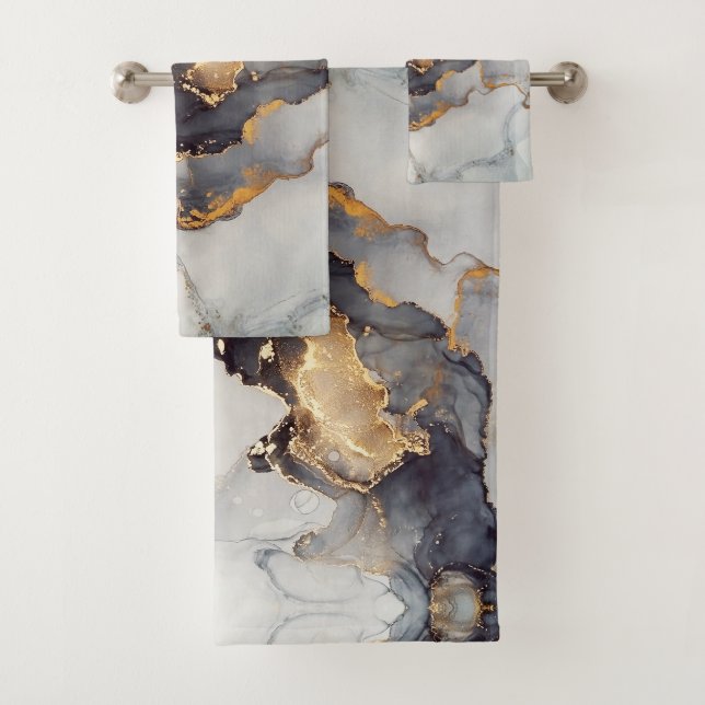 Bonito Gold Black Marble (In situ)