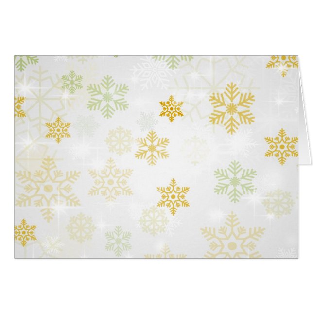 Bonito Icy Snowflake Fondo - Amarillo (Anverso (Horizontal))