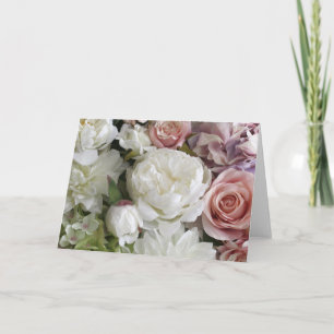 Bonito interior florido rosa elegante plegado