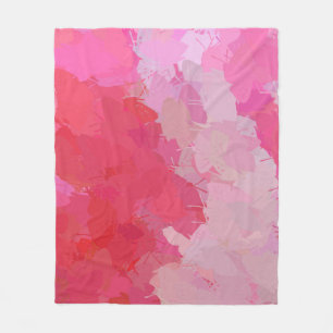 Bonito Mariposas rosadas manta de pulga