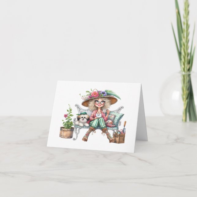 Bonito Mayor Con Perro (Anverso)