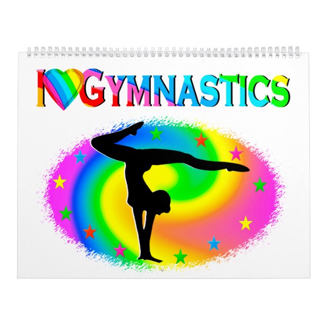 BONITO ME ENCANTA EL CALENDARIO DE GIMNASTICA (Tapa)