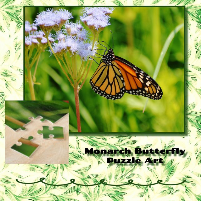 Bonito Monarca mariposa cierra el rompecabezas del (Subido por el creador)
