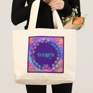 Bonito Morado Inespiritualidad Personalizada Bolsa