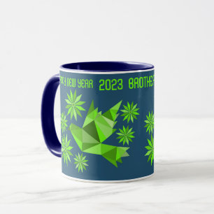 BONITO PÁJARO TAZA AÑO NUEVO COMO REGALO PARA HERM