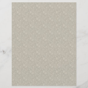 Bonito papel de cuaderno de hojas de gris plateado