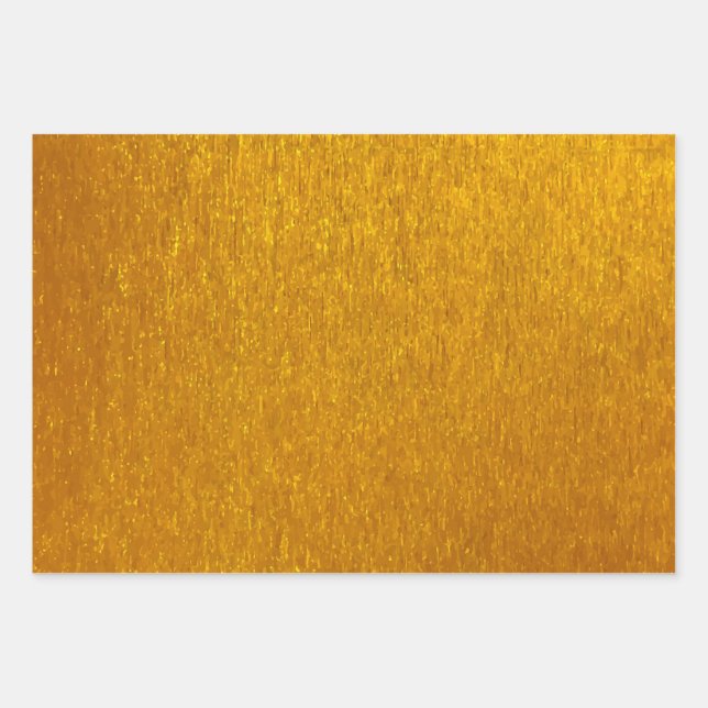 Bonito papel de envolvimiento de oro (Anverso)