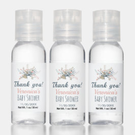 Bonito Pastel Peach Botanical Baby Shower