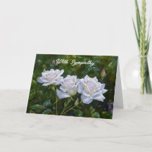 Bonito Pastel Rosas en una tarjeta de simpatía de 