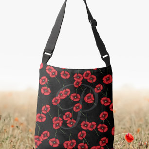Bonito Patrón de amapola Bolsa de cadáveres rojos 