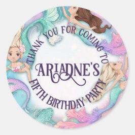 Bonito Pequeñas Sirenas Pegatinas