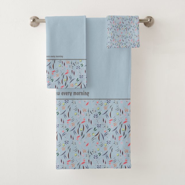 Bonito | Personalizable AZUL DE LUZ Floral| Escrit (In situ)