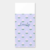 Bonito personalizada Floral Birthday Chica Purple