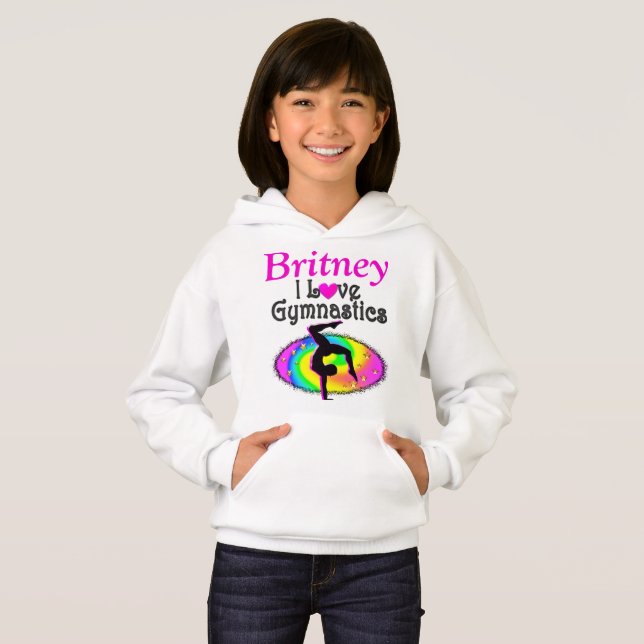 BONITO PERSONALIZADA ME ENCANTA EL GIMNASTICS HOOD (Anverso completo)
