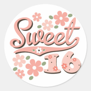 Bonito Petal Sweet 16 Pegatinas