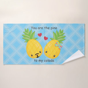 Bonito piña tropical Pina colada romántica