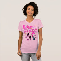 BONITO PINK PERSONALIZADA 40 Y CAMISA DE CAMISETA 
