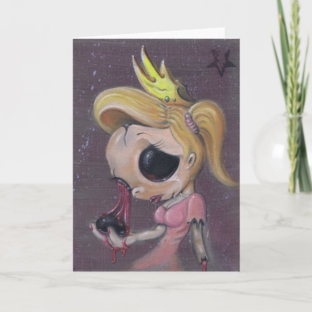 bonito poca tarjeta de felicitación de la muñeca (Anverso)