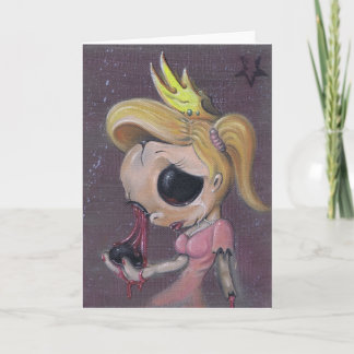 bonito poca tarjeta de felicitación de la muñeca