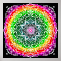 Bonito Prisma Fantasía Arte Meditativo