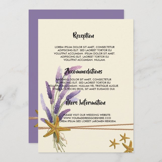 bonito Programa de matrimonio simple para estrella (Anverso / Reverso)