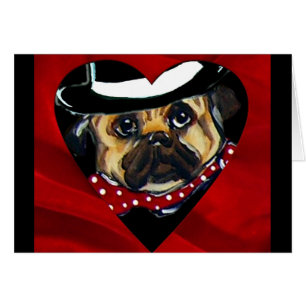Bonito Pug Valentine