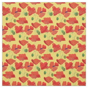 Bonito Red Field toca tela dorada amarilla