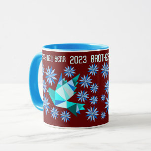 BONITO REGALO DE TAZA PARA EL AÑO NUEVO PARA HERMA