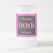 Bonito regalo personalizado de tazas de vidrio de 