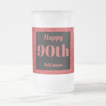 Bonito regalo personalizado de tazas de vidrio de 