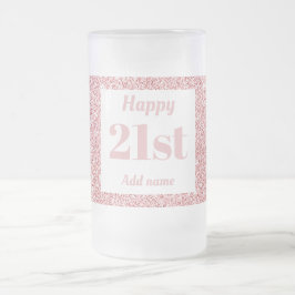 Bonito regalo personalizado de tazas de vidrio de 