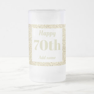 Bonito regalo personalizado de tazas de vidrio de 