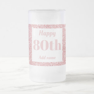 Bonito regalo personalizado de tazas de vidrio de 