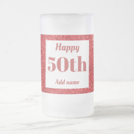 Bonito regalo personalizado de tazas de vidrio de 