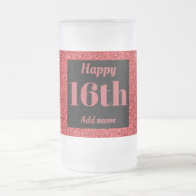 Bonito regalo personalizado de tazas de vidrio de 