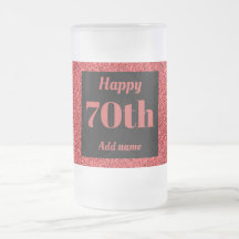 Bonito regalo personalizado de tazas de vidrio de 