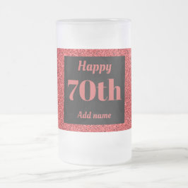 Bonito regalo personalizado de tazas de vidrio de 