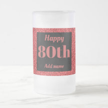 Bonito regalo personalizado de tazas de vidrio de 
