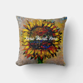 Bonito Resumen Cojín decorativo de pintura de gira